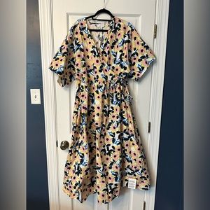 ASOS edition floral wrap dress size 16/18